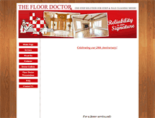 Tablet Screenshot of floordoctorstripandwax.com